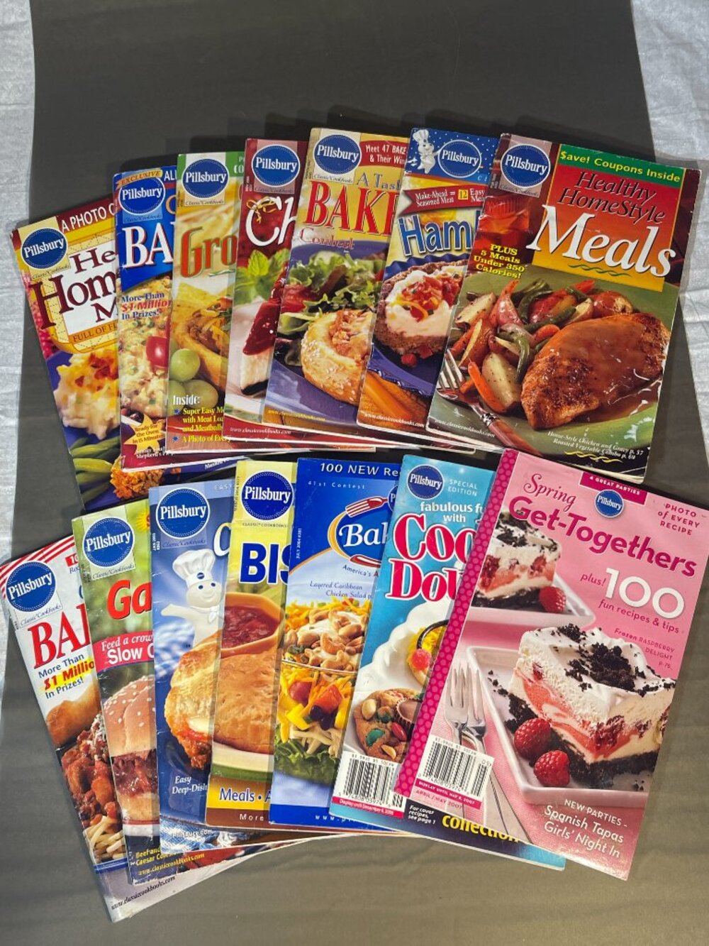 14 Pillsbury "Check out Counter" Cookbooks (2000-2007) (1667)